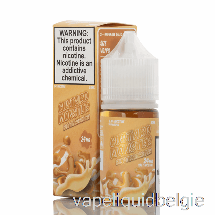 Vape België Butterscotch - Custard Monsterzout - 30ml 24mg